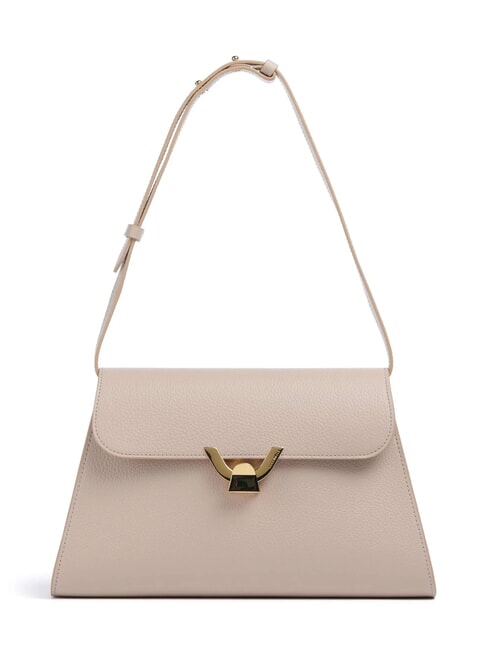 COCCINELLE DEW Geantă de umăr medie din piele ciocănită rozete - Genți femei