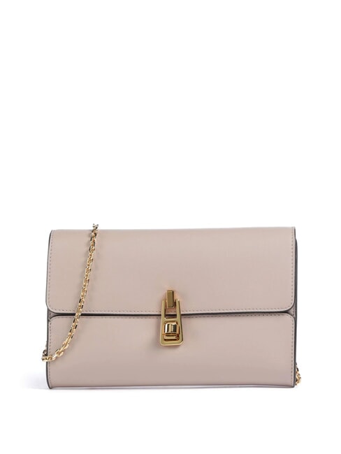 COCCINELLE MAGIE 2NITE Geantă de umăr tip clutch din piele cu curea de lanț rozete - Genți femei