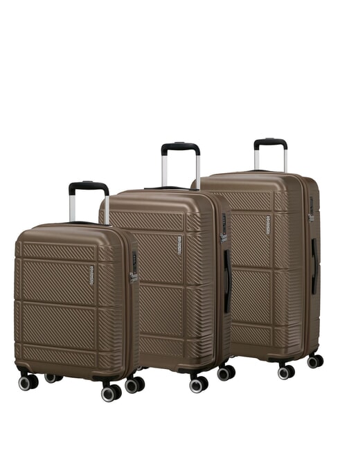 AMERICAN TOURISTER SPEEDPLAY Set de 3 cărucioare: cabină, mediu, mare perla - Set trolere