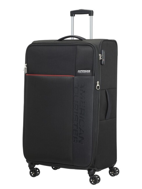 AMERICAN TOURISTER FUN CRUISE Cărucior mare extensibil BLACK / RED - Trolere semirigide