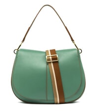 GIANNI CHIARINI HELENA ROUND Geantă din piele cu curea de umăr din frânghie - Genți femei