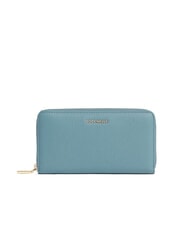 COCCINELLE METALLIC SOFT Portofel din piele texturată cu fermoar - Portofele femei