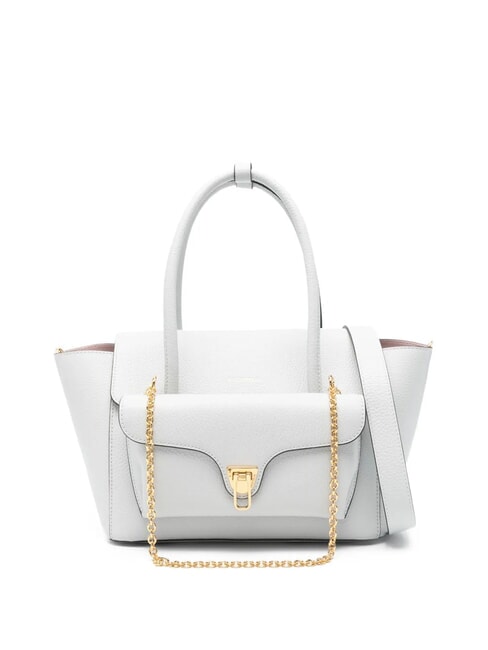 COCCINELLE DOUBLE BEAT Geantă de umăr zăpadă - Genți femei