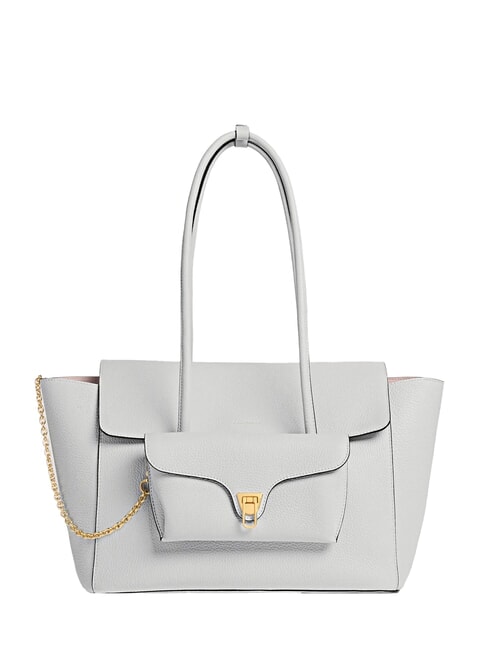 COCCINELLE DOUBLE BEAT Geantă de umăr zăpadă - Genți femei