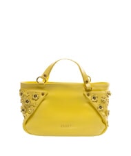 BRACCIALINI SOFIA Geanta de mana din piele cu flori mici - Genți femei