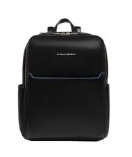 PIQUADRO BLUE SQUARE  Rucsac pentru laptop de 14", din piele - Rucsacuri pentru laptop