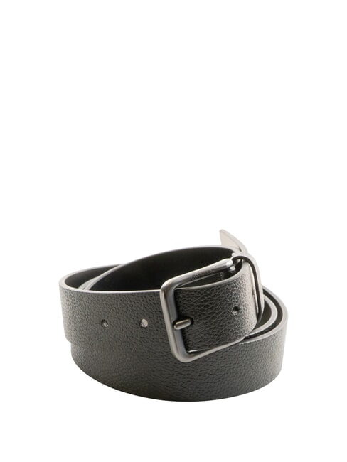 CALVIN KLEIN CASUAL PIN BUCKLE Curea de piele negru / bronz mat - Curele