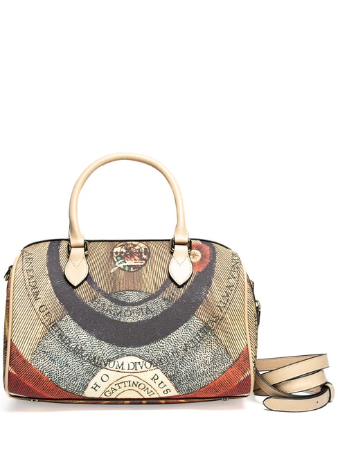 GATTINONI PLANETARIUM Geanta de umar cu bareta de umar clasic/bej - Genți femei