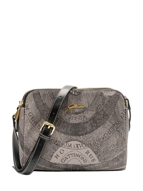 GATTINONI PLANETARIUM Geantă de umăr gri deschis monocrom/negru - Genți femei