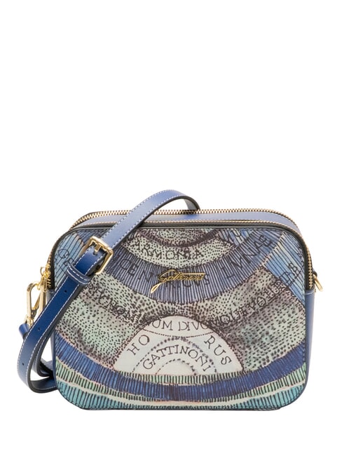 GATTINONI PLANETARIUM Geanta de umar husa camera acvamarin/bleumarin - Genți femei