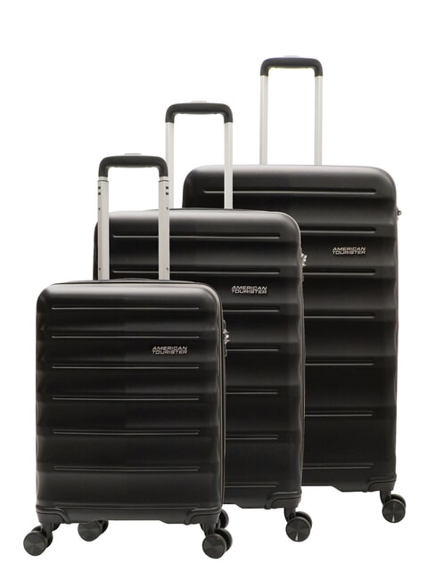 AMERICAN TOURISTER SPEEDLINK Set de 3 cărucioare: cabină, mediu, mare BLACK - Set trolere