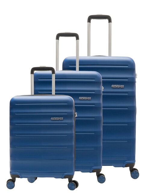 AMERICAN TOURISTER SPEEDLINK Set de 3 cărucioare: cabină, mediu, mare BLUE - Set trolere