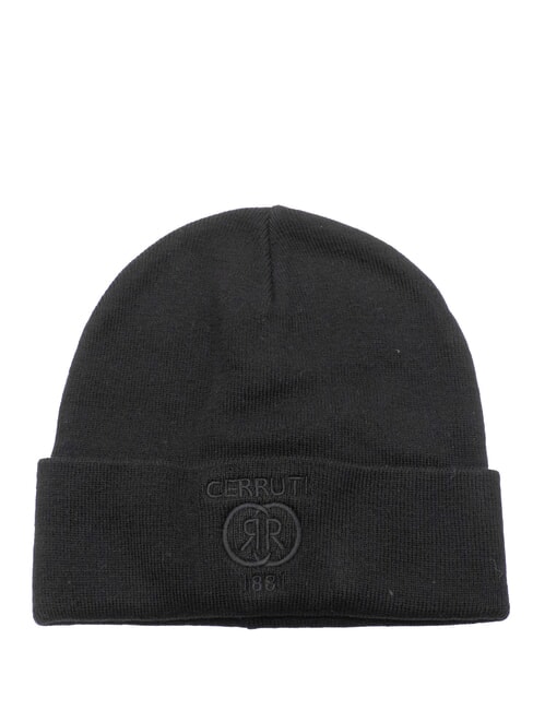 CERRUTI DOUBLE R Căciulă Beanie negru - Căciuli