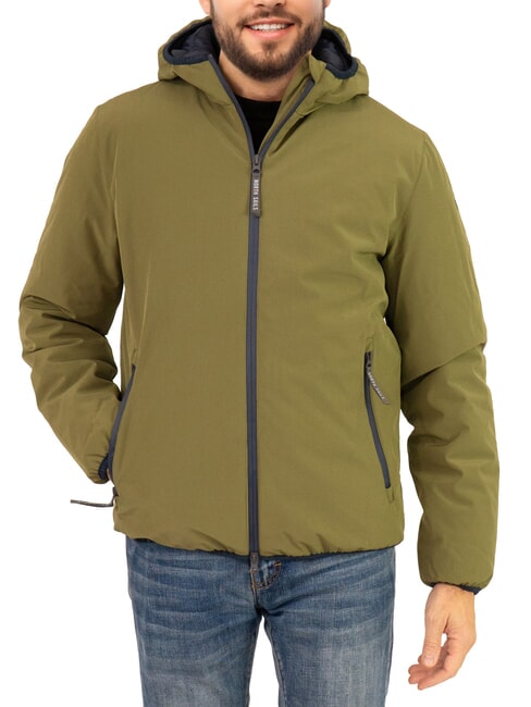 NORTH SAILS SOFTSHELL Jachetă bomber cu glugă verde iederă - Geci de bărbați