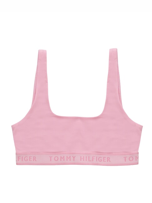 TOMMY HILFIGER TH Sutien elastic cu partea superioară roz clasic - Lenjerie de corp pentru femei