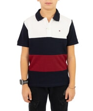 TOMMY HILFIGER TH KIDS Tricou polo cu m&acirc;necă scurtă pentru copii - Tricou copil