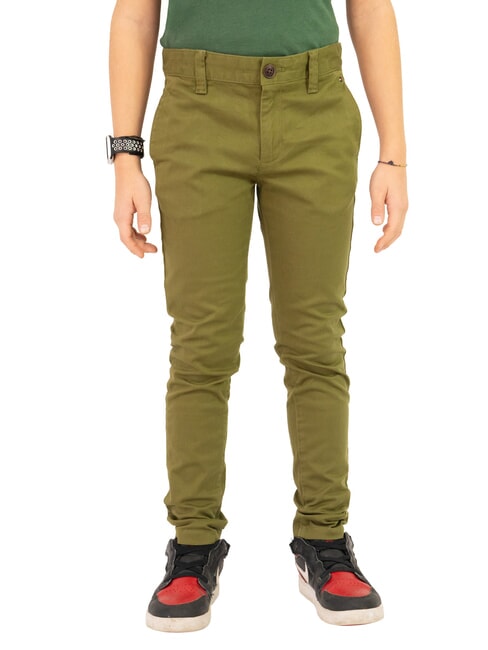 TOMMY HILFIGER TH KIDS Pantaloni chino pentru copii teren de golf - Pantaloni pentru copii