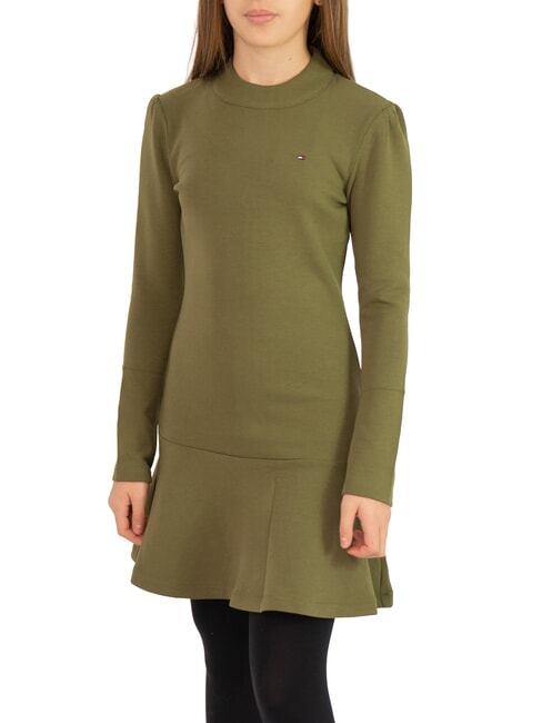 TOMMY HILFIGER TH KIDS Rochie cu mânecă lungă pentru fete teren de golf - Rochițe pentru fetițe