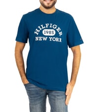 TOMMY HILFIGER TH Tricou cu m&acirc;necă scurtă, croială regulată indigo intens - tricou - 1