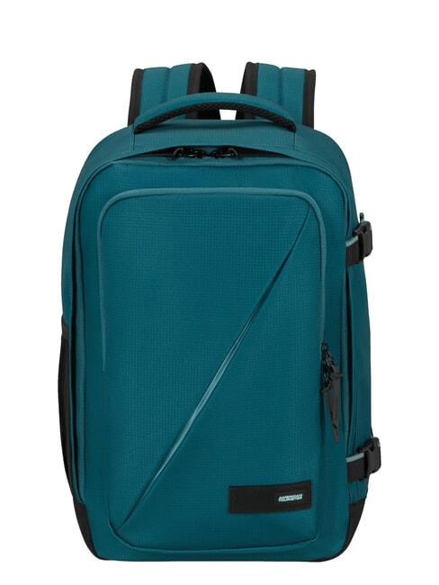 AMERICAN TOURISTER TAKE2CABIN S Rucsac sub scaun ok Ryanair turcoaz complet - Rucsacuri pentru școală și timp liber