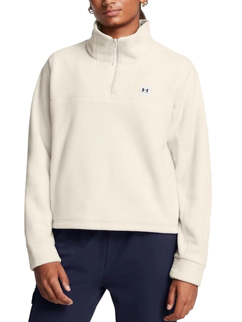 UNDER ARMOUR EXPANSE FLEECE Hanorac alb de vârf - Hanorace pentru femei