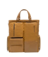 PIQUADRO CAMPIONARIO - RONNIE Suport PC din piele Bora galben - Genți femei - 1