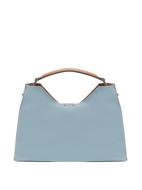 GIANNI CHIARINI AURORA L Geantă de mână, cu curea de umăr cer-caramel - Genți femei