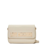LOVE MOSCHINO LAMINATED BOLD LOVE Geantă de umăr cu clapă - Genți femei