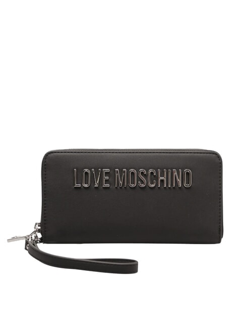 LOVE MOSCHINO LAMINATED BOLD LOVE Portofel mare cu mâner po00bx - Portofele femei