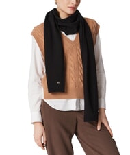 COCCINELLE ELEONOR Eșarfă din amestec de l&acirc;nă negru - Eșarfe - 1