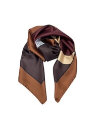 COCCINELLE C-ME TEX Eșarfă de mătase brunetă multicoloră - Eșarfe - 1