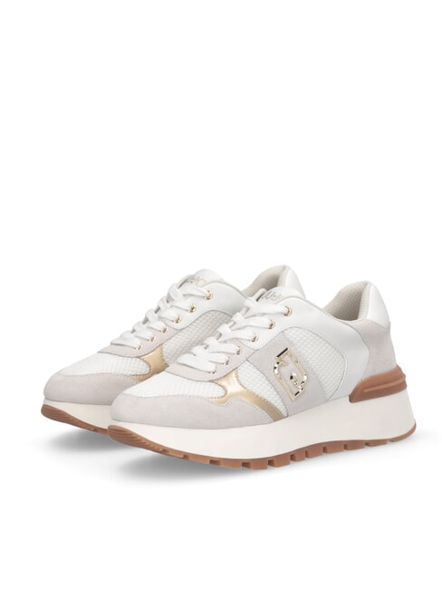 LIUJO AMAZING 43 Teniși cu inserții din material tip plasă alb - Pantofi femei