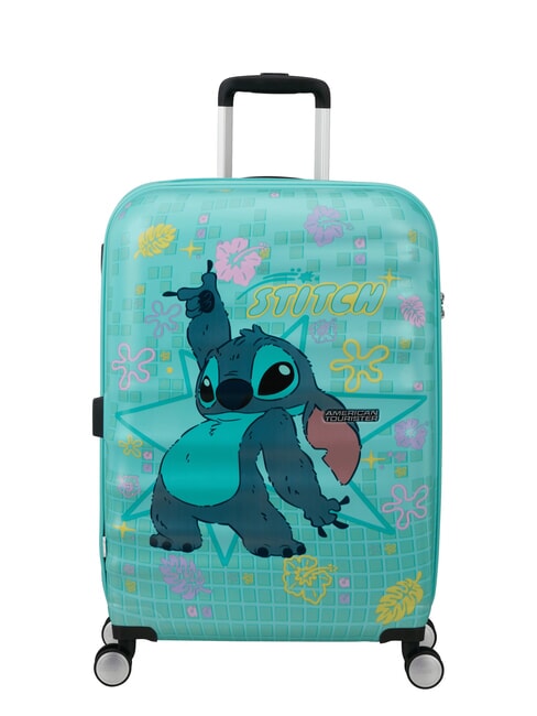 AMERICAN TOURISTER WAVEBREAKER DISNEY  Cărucior mediu  floare cu cusătură - Trolere rigide