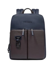 PIQUADRO HARPER Rucsac pentru laptop de 14", extensibil albastru/maro închis - Rucsacuri pentru laptop - 1