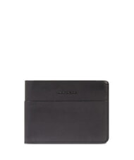 PIQUADRO HARPER Portofel din piele pentru bărbați negru - Portofele bărbați - 1