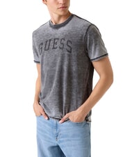 GUESS MARINE LOGO Tricou cu m&acirc;necă scurtă și efect decolorat jetbla - tricou - 1