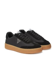 GUESS WIMAN Adidași din piele BLACK - Pantofi bărbați - 1