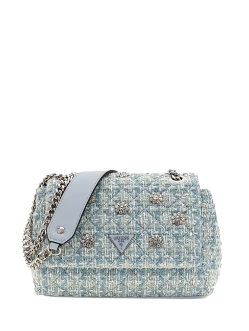 GUESS EVERLEE Geantă mini de umăr / geantă crossbody albastru cețos multicolor - Genți femei