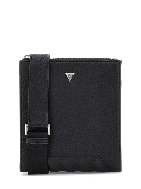 GUESS TORINO Geantă plată BLACK - Genți de umăr bărbați