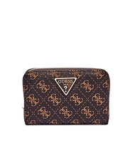 GUESS LAUREL 2 Portofel mediu cu fermoar și logo 4G maro - Portofele femei - 1