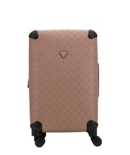 GUESS WILDER 28 Cărucior mare logo taupe &icirc;nchis - Trolere rigide - 1