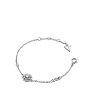 GUESS LA FLEUR Brățară cu pandantiv floral și cristale SILVER - Brățări - 1