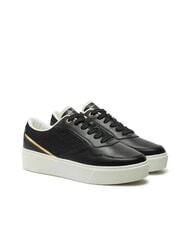 TOMMY HILFIGER PLATFORM MONOGRAM Teniși din piele cu talpă &icirc;naltă - Pantofi femei