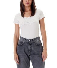 GUESS SCRIPT Tricou cu m&acirc;necă scurtă piatră &icirc;n surdină - tricou - 1