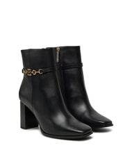 TOMMY HILFIGER TH CHAIN Ghete din piele pentru gleznă negru - Pantofi femei - 1