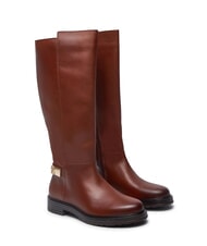 TOMMY HILFIGER TH Ghete din piele Allti coniac maro - Pantofi femei - 1