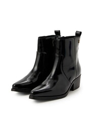 TOMMY HILFIGER TH COWBOY Ghete texane din piele strălucitoare - Pantofi femei