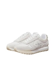 CALVIN KLEIN TOOTHY RUNNER Adidași din piele alb - Pantofi femei - 1