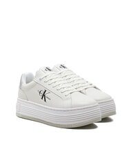 CALVIN KLEIN BOLD LOW LACE Teniși din piele cu platformă alb - Pantofi femei - 1