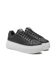 CALVIN KLEIN BOLD PLATF LOW Adidași din piele negru - Pantofi femei - 1